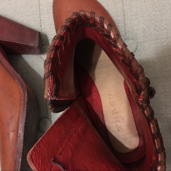 Trask. Booties with tassels and stitching - Picture 3 of 7
